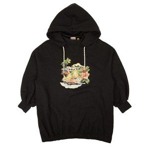 MONCLER GENIUS Black Pullover Hoodie Sweatshirt Size XS $1075